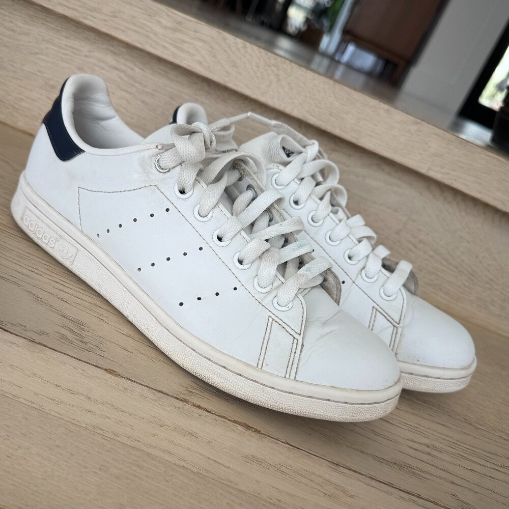 Adidas Classic Stan Smith White Blue 7.5
